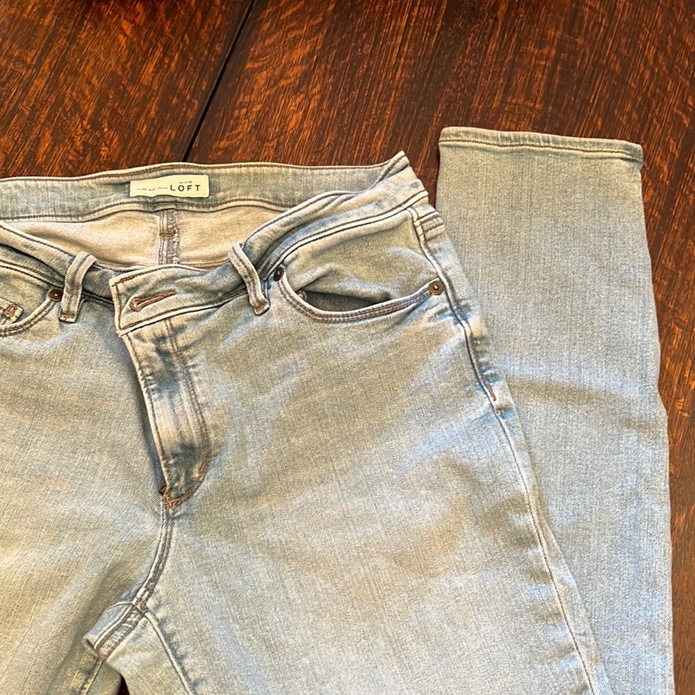 Loft Curvy Skinny Jeans